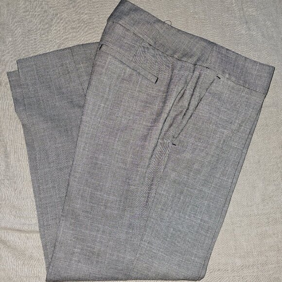 LOFT Size 6P Gray Tailored Ankle Pants | Petite Workwear Trousers - Picture 1 of 2
